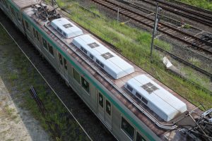 京都市交通局10系前期車 1108F(KS08) 屋根 2025年8月撮影
