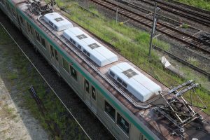京都市交通局10系前期車 1108F(KS08) 屋根 2025年8月撮影