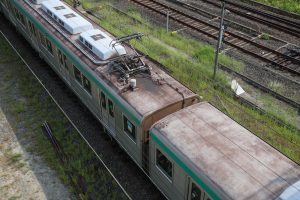 京都市交通局10系前期車 1108F(KS08) 屋根 2025年8月撮影