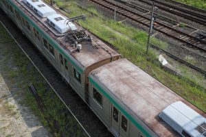 京都市交通局10系前期車 1108F(KS08) 屋根 2025年8月撮影