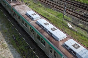 京都市交通局10系前期車 1108F(KS08) 屋根 2025年8月撮影