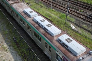 京都市交通局10系前期車 1108F(KS08) 屋根 2025年8月撮影