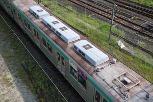 京都市交通局10系前期車 1108F(KS08) 屋根 2025年8月撮影