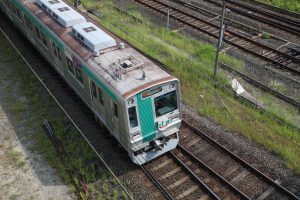 京都市交通局10系前期車 1108F(KS08) 屋根 2025年8月撮影