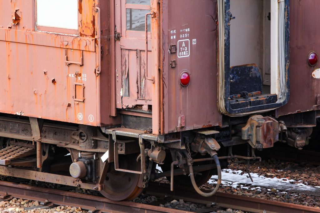 オハフ46 2008 美濃太田車両区で留置 2013-02-13