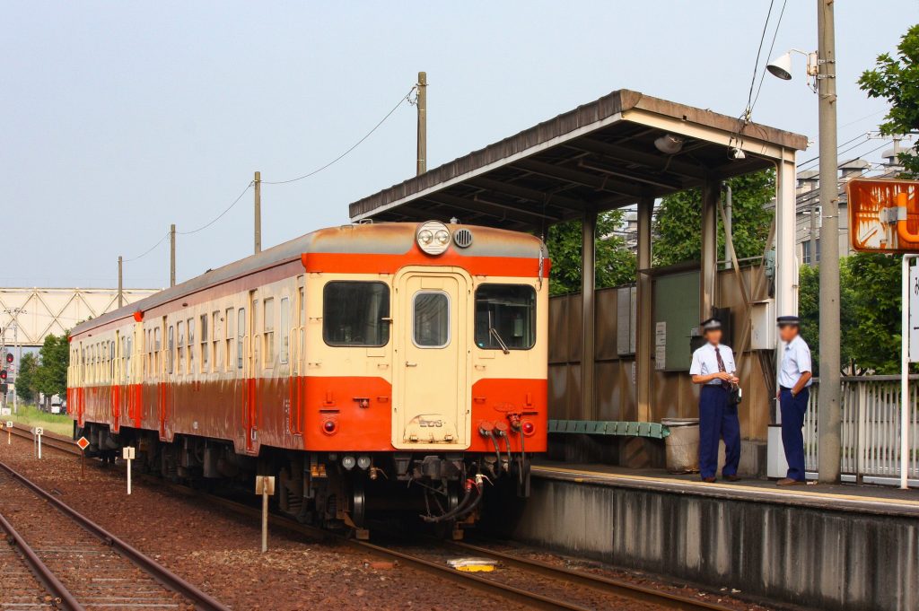 水島臨海鉄道キハ20 キハ203+205 三菱自工前にて