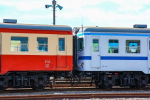 水島臨海鉄道キハ20 キハ203+204 倉敷貨物ターミナルにて