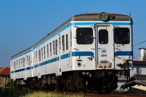 水島臨海鉄道キハ20 キハ204+208 西富井→球場前にて