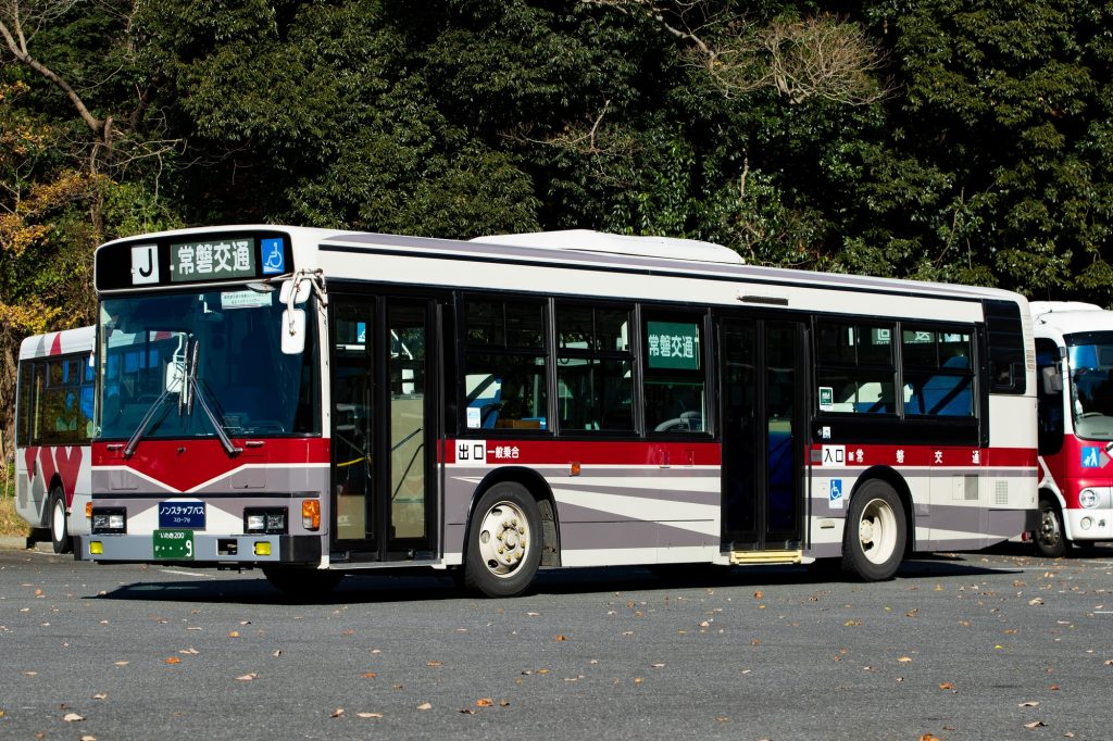 新常磐交通 日野ブルーリボン ノンステップ(KC-HU2PMCE･9号車) 2020年11月