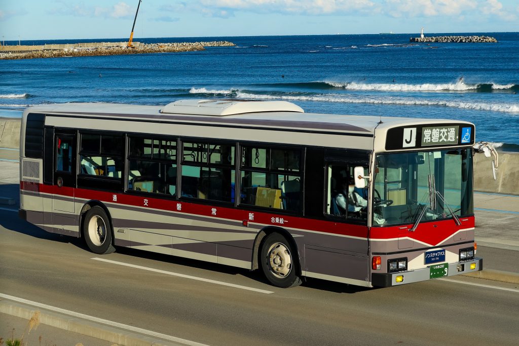 新常磐交通 日野ブルーリボン ノンステップ(KC-HU2PMCE･9号車) 2020年11月