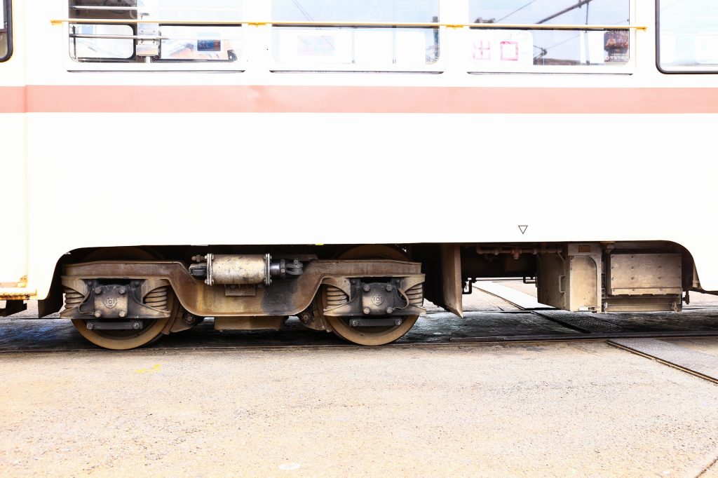 広島電鉄3000形 3004A 台車および床下機器