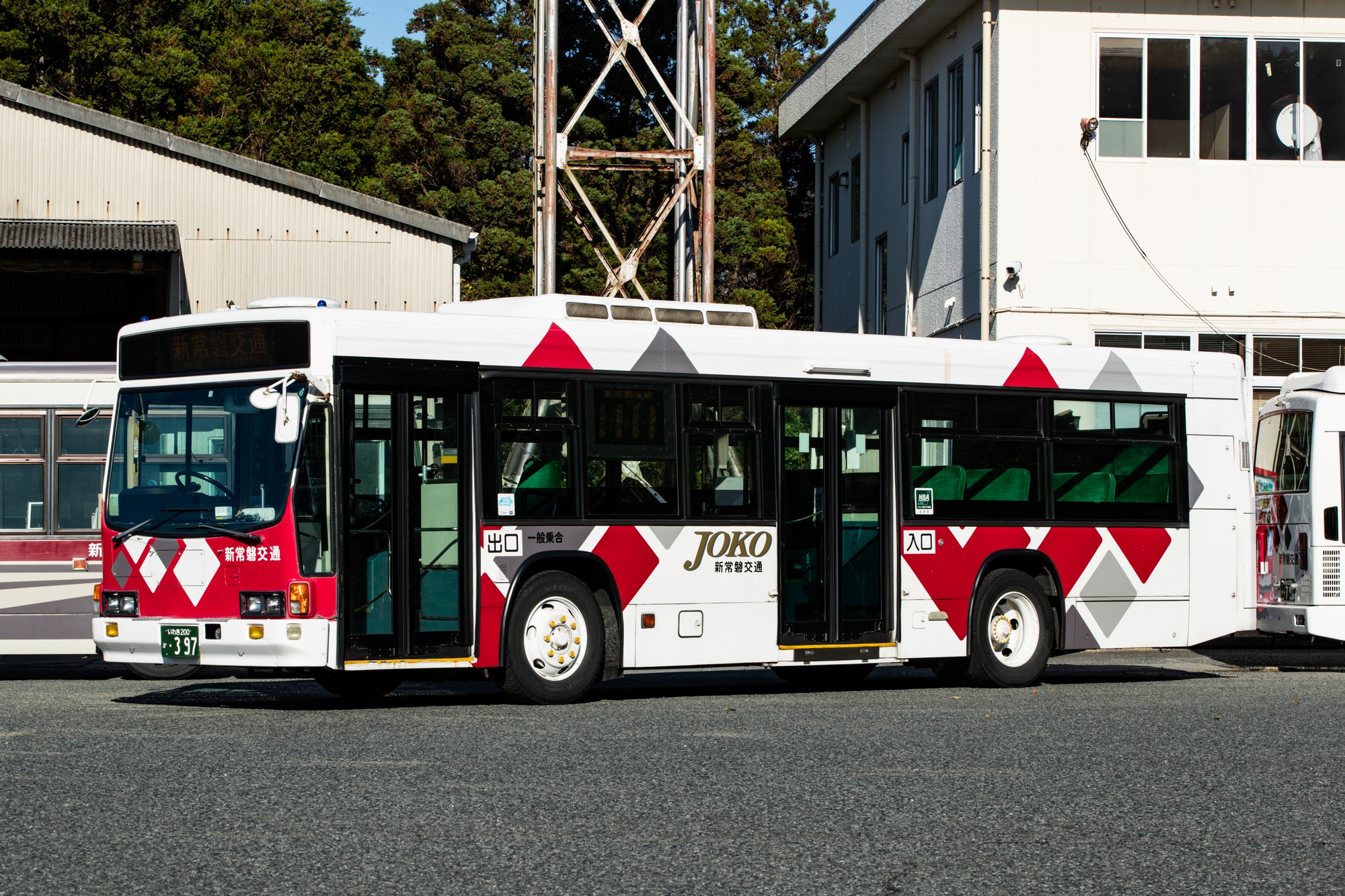 新常磐交通 いすゞ キュービック ノンステップ(KC-LV832L) 2020年11月