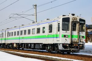 JR北海道 キハ142 7 札沼線(学園都市線) 太平→百合が原　2012年3月