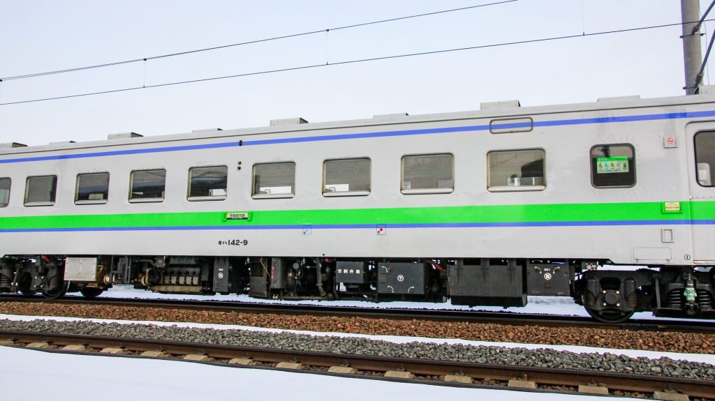 JR北海道 キハ142 9 札沼線(学園都市線) 床下 2012年3月