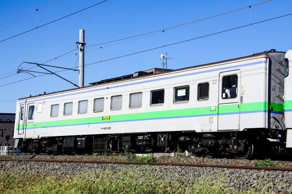 JR北海道 キハ143-155 札沼線(学園都市線) 2012年9月