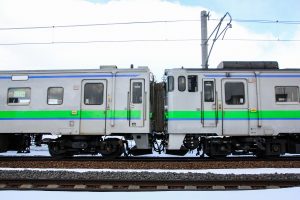 JR北海道 キハ143-157 札沼線(学園都市線) 2012年3月