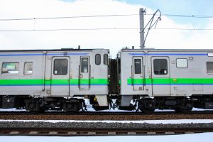 JR北海道 キハ143-156 札沼線(学園都市線) 2012年3月