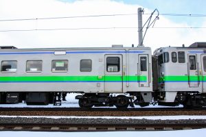 JR北海道 キハ143-157 札沼線(学園都市線) 2012年3月