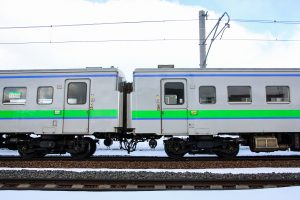 JR北海道 キハ143-157 札沼線(学園都市線) 2012年3月