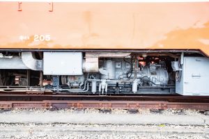 水島臨海鉄道 キハ205 床下1-3位側 クラウドファンディングによる整備後の姿 2022年5月撮影