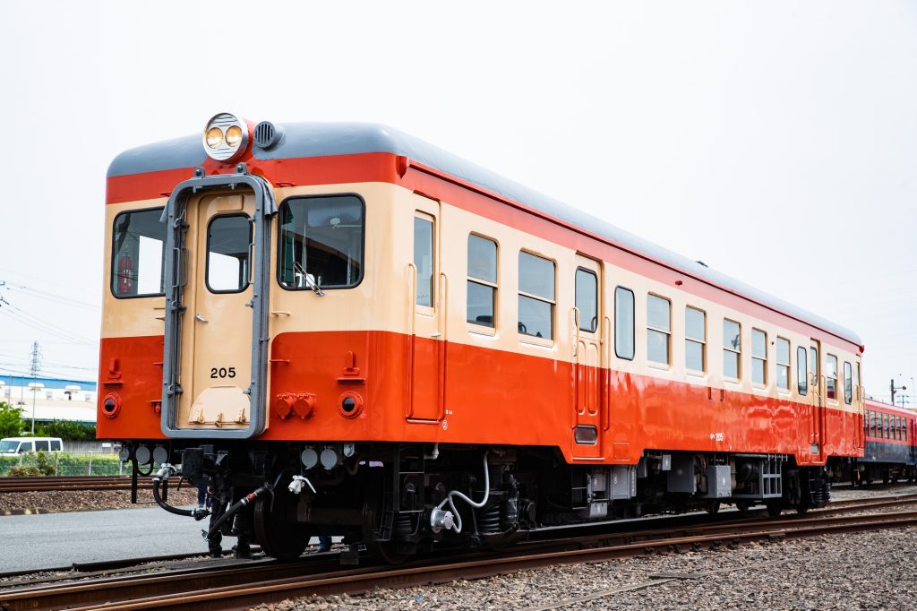 水島臨海鉄道 キハ205 三菱自工前方 クラウドファンディングによる整備後の姿 2022年5月撮影