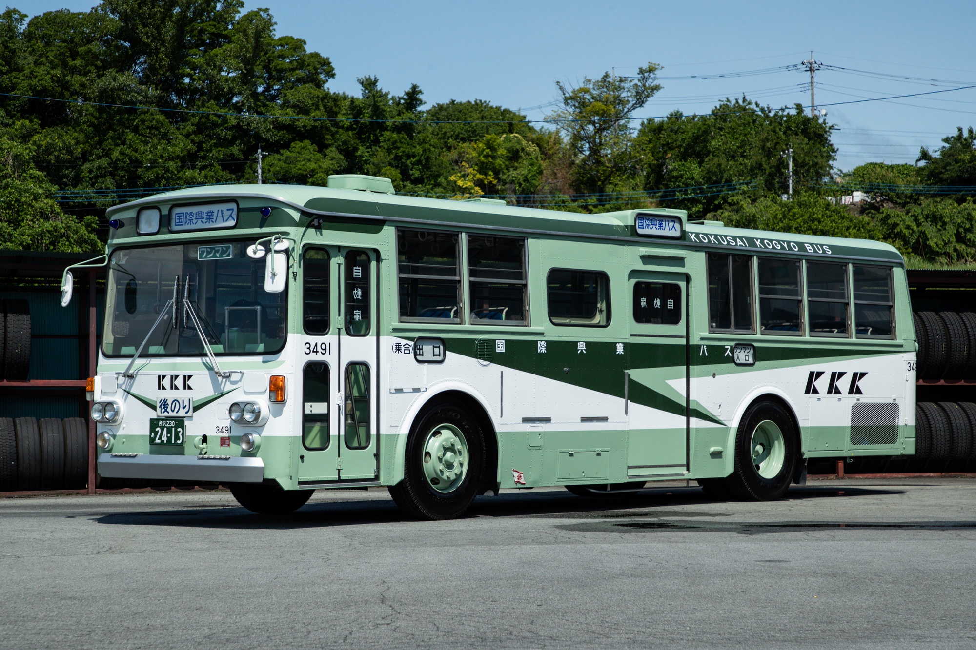 国際興業 いすゞBU04 動態保存車 (2025年6月撮影)